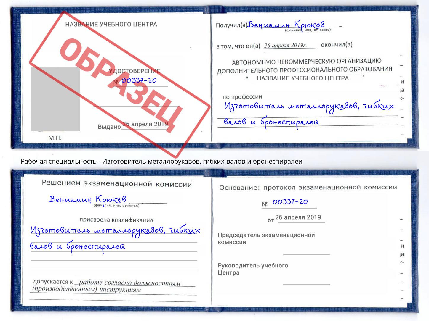 Изготовитель металлорукавов, гибких валов и бронеспиралей Нарткала