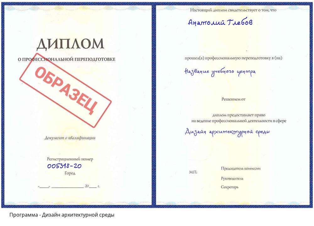 Дизайн архитектурной среды Нарткала